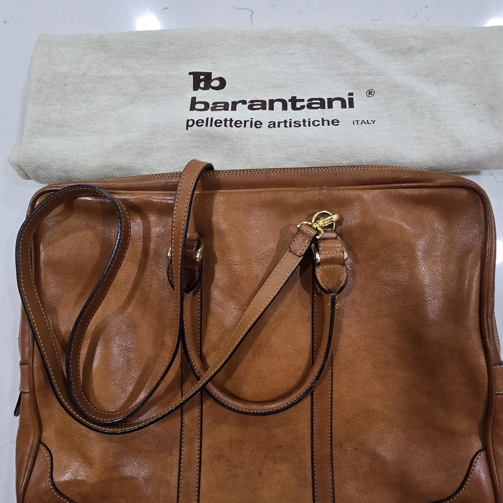 Barantani Leather Brief Case